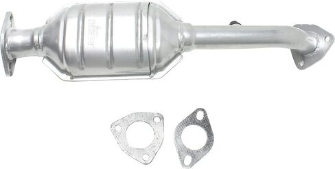Garage-Pro Rear Left Direct-Fit Catalytic Converter Kit Replacement for Nissan Pathfinder 1996-2004, Infiniti QX4 1997-2003 3.3L, 3.5L Undercar 46-State Legal in Saudi Arabia