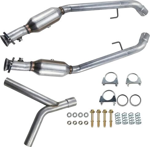 مجموعة المحول الحفاز متوافقة مباشرة مع Ford Mustang 2005-2009 V6 4.0L، استبدال # 50554 (متوافق مع EPA) in Kuwait