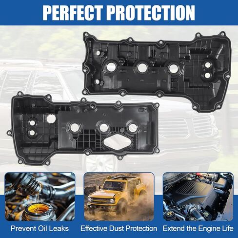 BL3Z-6582-H غطاء صمام المحرك مع حشية متوافق مع 2015-2017 Ford Expedition 2013-2016 F-150 2015-2023 Ford Transit-150 250 350 2015-2017 Lincoln Navigator 3.5L Turbo EcoBoost استبدال #DL3Z-6582-C in Kuwait