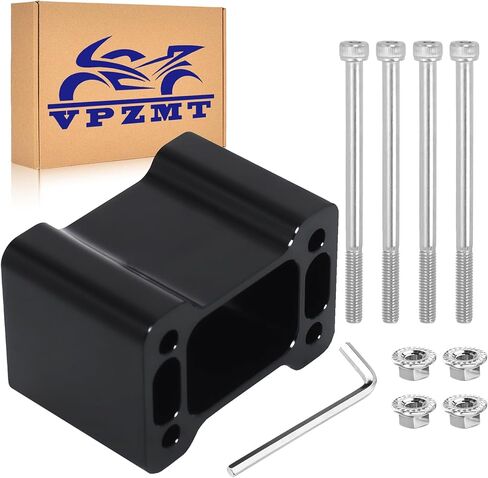 مجموعة أدوات رفع مقود عربة الثلج مقاس 2 بوصة باللون الأسود لموديلات Polaris مع قضبان ProTaper/Dragon RMK 2009-2010، Pro RMK 2011-2016، RMK Assault '09-'16، نماذج Switchback Assault '11-'16 in Saudi Arabia