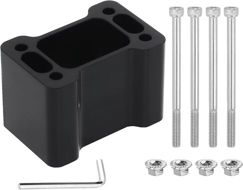 مجموعة أدوات رفع مقود عربة الثلج مقاس 2 بوصة باللون الأسود لموديلات Polaris مع قضبان ProTaper/Dragon RMK 2009-2010، Pro RMK 2011-2016، RMK Assault '09-'16، نماذج Switchback Assault '11-'16 in Saudi Arabia