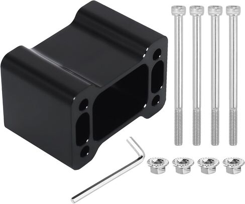 مجموعة أدوات رفع مقود عربة الثلج مقاس 2 بوصة باللون الأسود لموديلات Polaris مع قضبان ProTaper/Dragon RMK 2009-2010، Pro RMK 2011-2016، RMK Assault '09-'16، نماذج Switchback Assault '11-'16 in Saudi Arabia