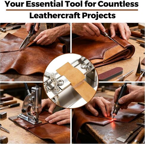 Leather Skiver, Leather Splitter with Pulling Handle,Skiving Machine for Belts, Wallets, Bags & DIY Craft, 3" Width, Aluminum Alloy Build, Black in Kuwait