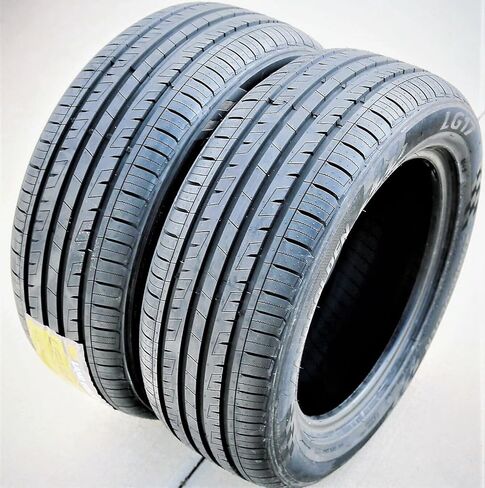 مجموعة من 4 (أربعة) إطارات Landgolden LG17 لسيارات الركاب عالية الأداء لجميع المواسم - 205/45R16 205/45ZR16 205/45/16 205/45-16 نطاق تحميل 87 وات XL 4 طبقات BSW جدار جانبي أسود UTQG 500AA in Saudi Arabia