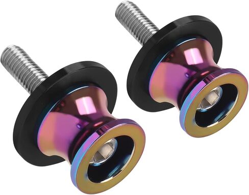 Worldmotop 2PCS 10MM M10 X1.5 Motorcycle Swing arm Spools Swingarm Spools Sliders Stand Screw Replacement for Kawasaki Ninja 650 Ninja 400 Z650 Z800 Z900 Z1000 (purple) in Saudi Arabia