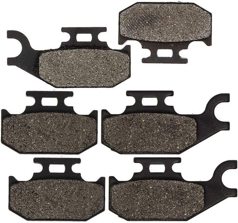 NICHE Brake Pad Kit for Can-Am Commander 1000 800 705601147 705600350 Front Rear Semi-Metallic in Saudi Arabia