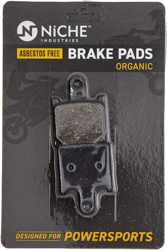 NICHE Brake Pad Set for Kawasaki Ninja ZX6R ZX14R Z1000 Concours 14 43082-0122 Front Organic 2 Pack in Saudi Arabia
