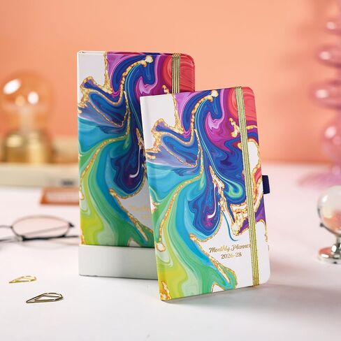 Pocket Calendar 2026-2028 - 3 Year Monthly Planner 2026-2028, January 2026 - December 2028, 6.4" x 3.8", Pocket Planner 2026-2028 with Elastic Closure in Kuwait