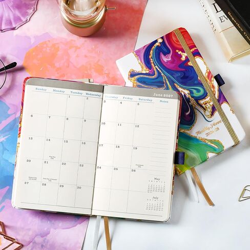Pocket Calendar 2026-2028 - 3 Year Monthly Planner 2026-2028, January 2026 - December 2028, 6.4" x 3.8", Pocket Planner 2026-2028 with Elastic Closure in Kuwait