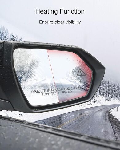 Heated Mirror Glass Passenger Side Fit for Hyundai Elantra 2021-2023, Rearview Mirror with Blind Spot Detection Replace 87621-AB040 87621-AB060 87621-AA070 87621-AA160 87621-AA180 in Saudi Arabia