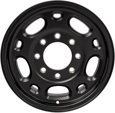 إطارات OE Wheels CV82 مقاس 16 بوصة تناسب طراز سوبربان 2500 8x165.1 16x6.5 أسود ساتان - هولاندر 5079 (1) in Saudi Arabia