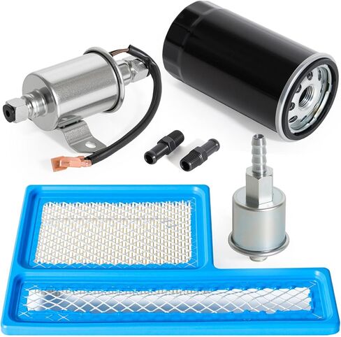 طقم مضخة الوقود E11015 149-2620 فلتر الزيت 122-0836 فلتر الهواء 140-3116 متوافق مع محركات Onan RV QG 5500 7000 HGJAA ​​HGJAB HGJAC Marquis Gold Platinum EFI in Kuwait