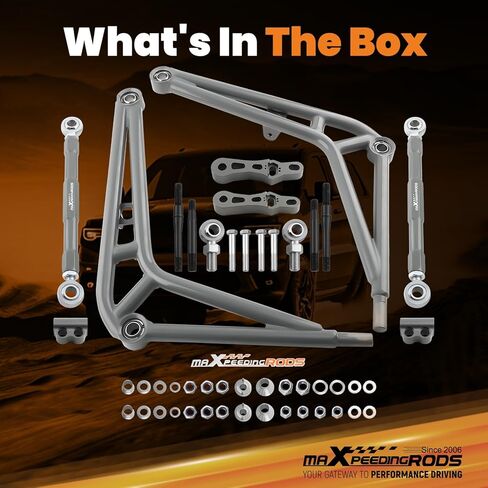 مجموعة أدوات Maxpeedingrods لسيارة BMW E36 ذات المقود الأمامي القابل للتعديل وذراع التحكم السفلي بزاوية واسعة in Saudi Arabia