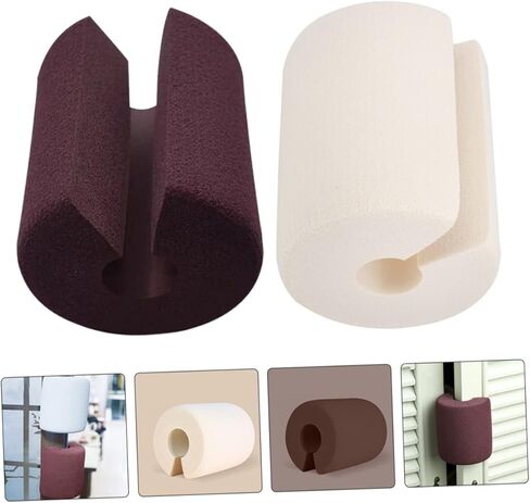 Veemoon Foam Door Finger Pinch Guard, 4pcs Baby Door Slam Stopper Anti Slam Door Protection Accessories Child Proof Doors Stopper Block Safety Finger Preventer for Proof Injuries Kid Pet in Saudi Arabia