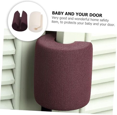 Veemoon Foam Door Finger Pinch Guard, 4pcs Baby Door Slam Stopper Anti Slam Door Protection Accessories Child Proof Doors Stopper Block Safety Finger Preventer for Proof Injuries Kid Pet in Saudi Arabia