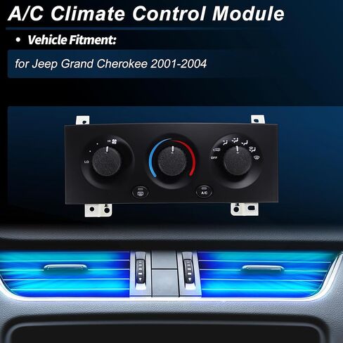 لوحة وحدة تبديل سخان التحكم في المناخ لسيارة جيب جراند شيروكي 01-04 HVAC وحدة درجة حرارة المناخ رقم 55115904AB/55115904AC/599-226/599226/P55115904 in Kuwait