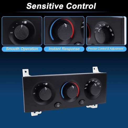 لوحة وحدة تبديل سخان التحكم في المناخ لسيارة جيب جراند شيروكي 01-04 HVAC وحدة درجة حرارة المناخ رقم 55115904AB/55115904AC/599-226/599226/P55115904 in Kuwait