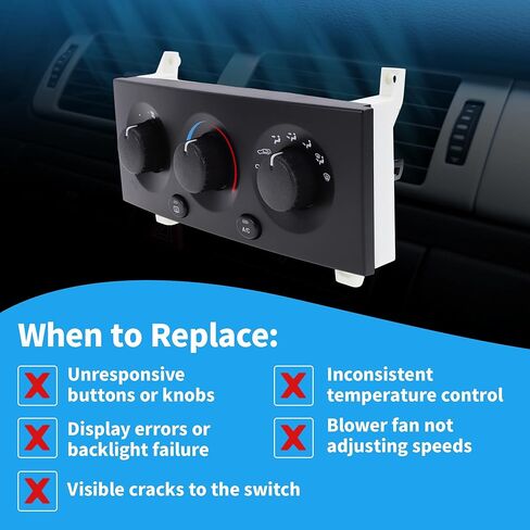 لوحة وحدة تبديل سخان التحكم في المناخ لسيارة جيب جراند شيروكي 01-04 HVAC وحدة درجة حرارة المناخ رقم 55115904AB/55115904AC/599-226/599226/P55115904 in Kuwait