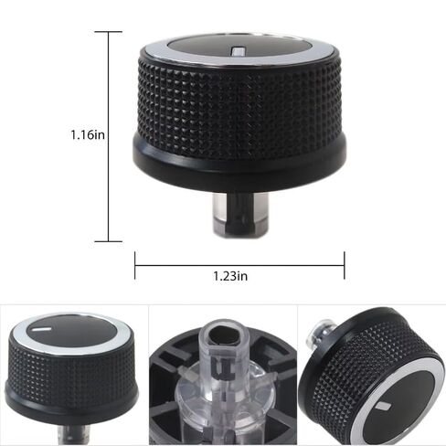 Updated 84141127 AC Temperature Control Knob Fit for Chevrolet Express 2500 3500 in 2008 2009 2010 2011 2012 2013 2014 2015 2016 2017 2018 2019 2020 2021 in Saudi Arabia