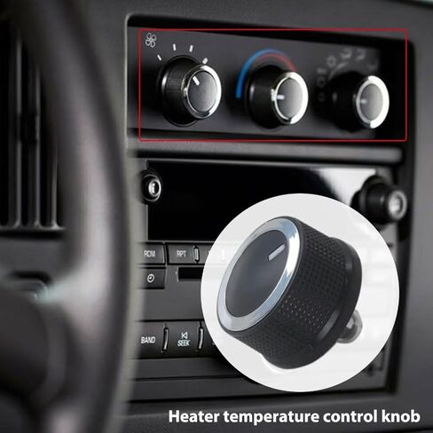 Updated 84141127 AC Temperature Control Knob Fit for Chevrolet Express 2500 3500 in 2008 2009 2010 2011 2012 2013 2014 2015 2016 2017 2018 2019 2020 2021 in Saudi Arabia