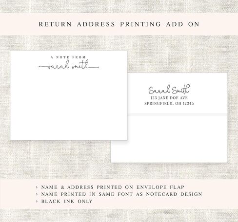 مذكرة ثابتة شخصية للنساء والرجال، ملاحظة من مجموعة القرطاسية المخصصة للنص، بطاقات الملاحظات المسطحة والمغلفات المصنوعة يدويًا in Kuwait