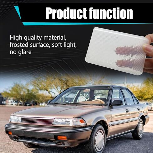 عدسات غطاء خفيف لخريطة السقف العلوي الداخلي، متوافقة مع Toyota 4Runner Camry Corolla Land Cruiser Pickup T100، غطاء ضوء القبة يستبدل # 8124120060 in Saudi Arabia
