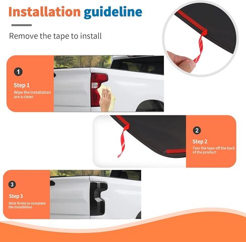 JeCar Smoked Tail Light Cover 3rd Third Brake Light Cover Trim Guards Kit for Chevy Silverado 2022-2025 - ABS Tail Lamp Overlay Trim Protector, Rear Taillight Decoration Accessories in Saudi Arabia