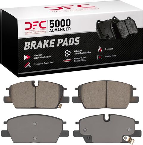 Dynamic Friction Company Front 5000 Advanced Brake Pads| For 2024-2025 Buick Envista, Chevrolet Trax; 2020-2024 Cadillac CT4, Chevrolet Malibu; 2021 GMC Terrain 1.5L; 2022-2024 GMC Terrain in Kuwait