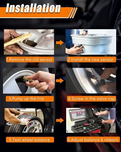 13598771 TPMS Sensor for:-Chevy 2007-2022 Equinox 2008-2010 Cobalt 2006-2020 Impala 2015-2022 Colorado 2007-2020 Tahoe for:-GMC for:-Buick Enclave Tire Pressure Monitoring Sensor 315MHz 4 Pack in Kuwait