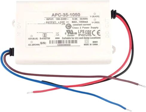 1pcs APC-35-1050 1050mA 35W Single Output Constant Current Switching Power Supply LED Driver in Saudi Arabia