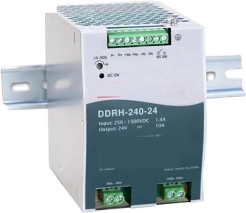 1 قطعة DDRH-240-24 24V10A 240 واط 250-1500Vdc مدخلات واسعة DIN السكك الحديدية نوع DC-DC محول تحويل التيار الكهربائي in Saudi Arabia