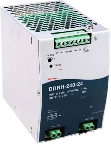 1 قطعة DDRH-240-24 24V10A 240 واط 250-1500Vdc مدخلات واسعة DIN السكك الحديدية نوع DC-DC محول تحويل التيار الكهربائي in Saudi Arabia