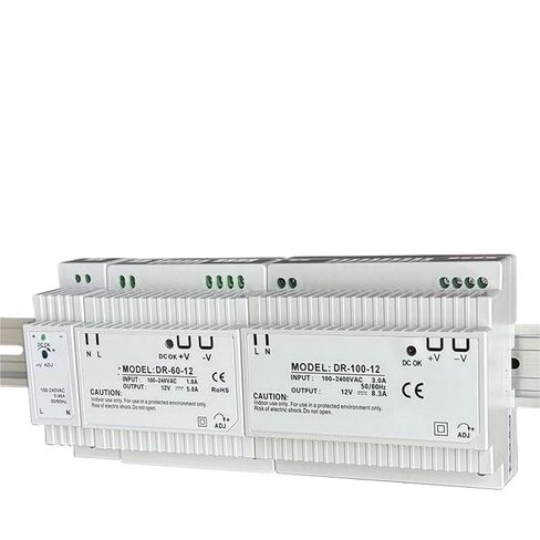 1pcs 15W 60W 100W Switching Power Supply 5V12V15V24V DIN-Rail Mounting Transformer(DR-100-24V 4.2A) in Kuwait