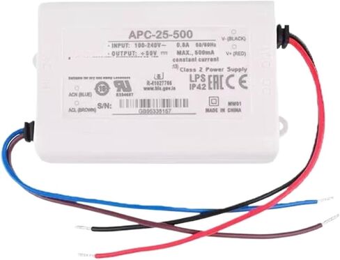 1pcs APC-25-500 500mA 25W Single Output Constant Current Mode Power Supply LED Driver in Saudi Arabia