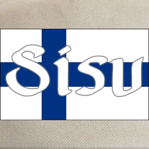 قبعة CafePress Finnish Sisu (العلم الفنلندي) قبعة بيسبول فريدة قابلة للتعديل كاكي in Saudi Arabia
