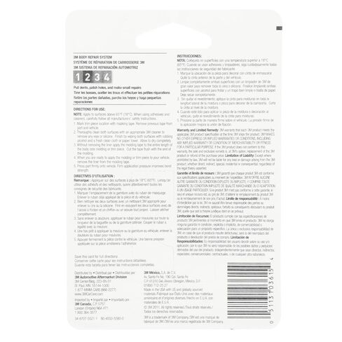 3M Super Strength Molding Tape 03615, 7/8 in x 5 ft Roll – Automotive Grade Double-Sided Attachment Tape for Permanent Car Trim, Moldings and Emblems, Weather-Resistant Adhesive, No Tools Required in Kuwait