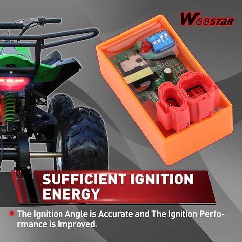 WOOSTAR 6 Pin DC CDI Box Replacement for GY6 50cc 70cc 90cc 110cc 125cc 150cc 200cc 250cc Engine Scooter ATV Go Kart Moped Quad Dune Buggy Pit Dirt Bike in Saudi Arabia