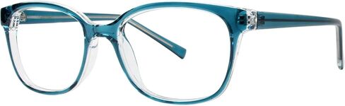 Pleasure Women's Eyeglasses - Modern Collection Frames - Teal/Crystal 52-18-140 in Kuwait