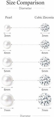 10 أزواج من الأقراط المطلية بالذهب عيار 14 قيراط للنساء، مجموعات مجوهرات لؤلؤية مكعبة الزركونيا مضادة للحساسية أقراط أقراط مرصعة للنساء هدية in Kuwait