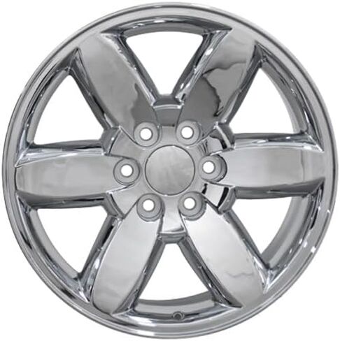 OE Wheels CV94 20 Inch Rims and Tires Fit Silverado 1500 Style 6x139.7 20x8.5 Chrome - Hollander 5420 - TS-37 AT 275/55-20 (Set of 4) in Saudi Arabia