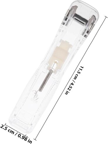 Reusable No-Staple Document Binding Tool with Push Clip, Small Desktop Stapler with Staples, Office Accessory for Paper Fastening and Document Organization in Saudi Arabia