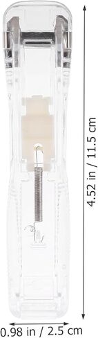 Reusable No-Staple Document Binding Tool with Push Clip, Small Desktop Stapler with Staples, Office Accessory for Paper Fastening and Document Organization in Saudi Arabia