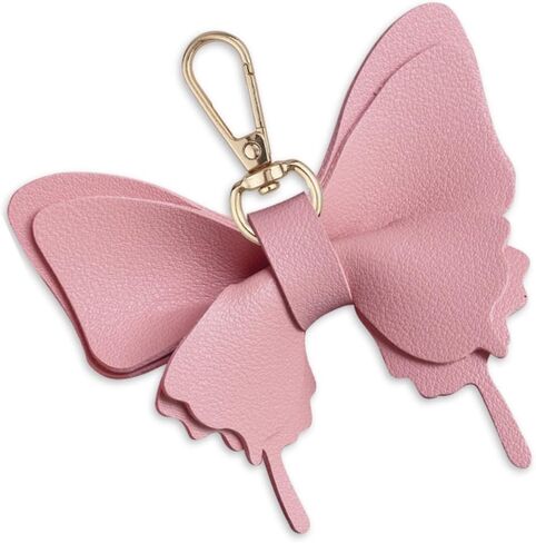 Butterfly Bag Charm,keychain Leather Handbag Charm for Purse Backpack Bag Accessories in Saudi Arabia