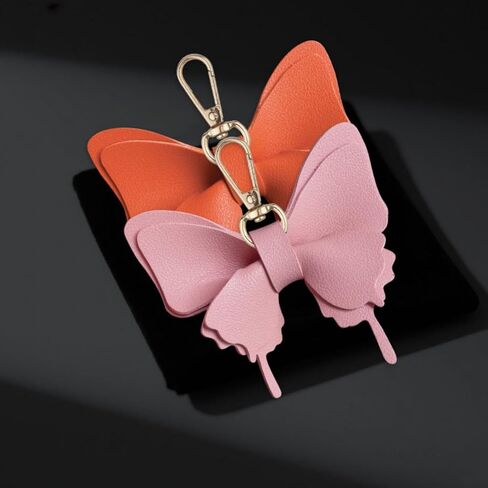 Butterfly Bag Charm,keychain Leather Handbag Charm for Purse Backpack Bag Accessories in Saudi Arabia