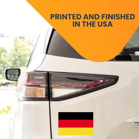 ملصق مغناطيسي للسيارة بعلم ألمانيا Magnet Me Up German، مقاس 4 × 6 بوصة، مغناطيس سيارات عالي التحمل للسيارة والشاحنات وسيارات الدفع الرباعي in Saudi Arabia