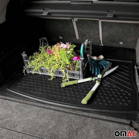 بطانة سجادة OMAC شبه مخصصة لصندوق السيارة لسيارة Nissan Pathfinder باللون الأسود قطعة واحدة in Saudi Arabia