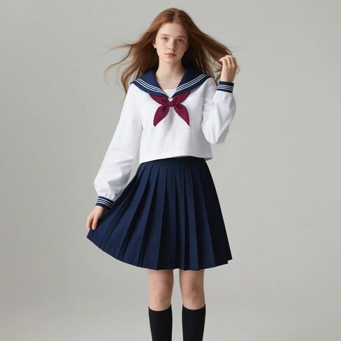 Women's Costumes Kawaii Japanese Sailor Suit - School Girl JK Uniform for Cosplay in Kuwait