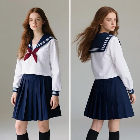 Women's Costumes Kawaii Japanese Sailor Suit - School Girl JK Uniform for Cosplay in Kuwait