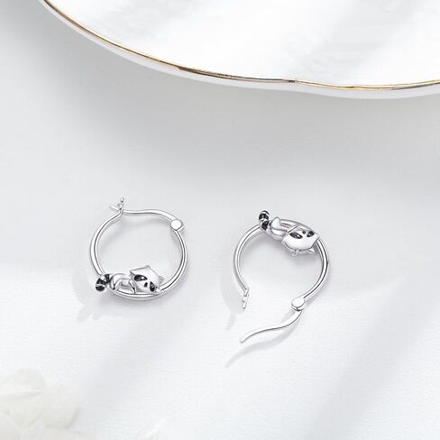 Raccoon Hoop Earrings and Raccoon Ring Jewelry Gifts for Women in Saudi Arabia