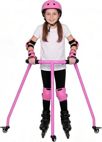Nattork Skate Trainer, Skater Aid for Kids Adutls Roller Inline Skating,Roller Skate Mate for Boys Girl Outdoor Beginners Training Walker Purple in Saudi Arabia